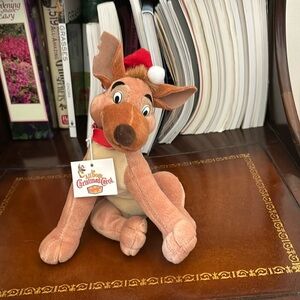 An All Dogs Christmas Carol Denny’s stuffed dog